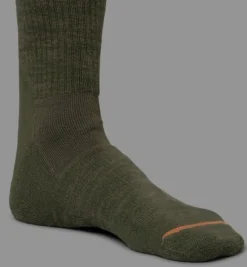 Härkila Pro Hunter 2.0 korkeavartinen sukka, vihreä/ruskea