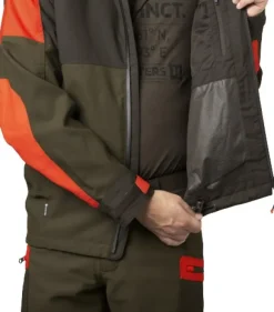 Härkila Pro Hunter Dog Keeper GTX Jacket metsästystakki, Willow Green/Orange
