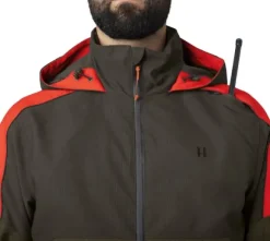 Härkila Pro Hunter Dog Keeper GTX Jacket metsästystakki, Willow Green/Orange