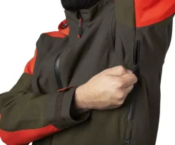 Härkila Pro Hunter Dog Keeper GTX Jacket metsästystakki, Willow Green/Orange