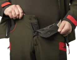 Härkila Pro Hunter Dog Keeper GTX Trousers Willow housut, vihreä/oranssi