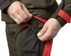 Härkila Pro Hunter Dog Keeper GTX Trousers Willow housut, vihreä/oranssi