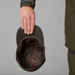 Härkila Pro Hunter GTX Reversible Keps vuorattu lippalakki, vihreä/ruskea/oranssi