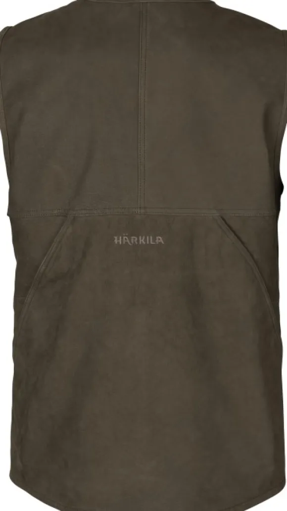 Härkila Pro Hunter Leather Vest metsästysliivi, Willow Green