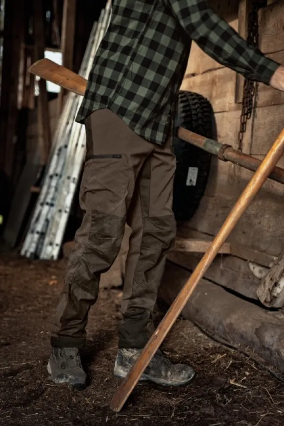 Härkila Ragnar Trouser metsästyshousut, Slate Brown/Willow Green