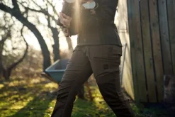 Härkila Runa Trouser naisten metsästyshousut, Slate Brown/Willow Green