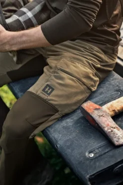 Härkila Scandinavian Trouser metsästyshousut, Dark Antique Bronze/Willow Green