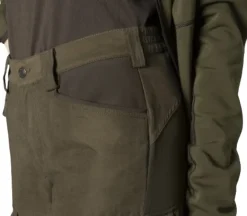 Härkila Scandinavian Trousers Women Willow naisten metsästyshousut, ruskea/vihreä