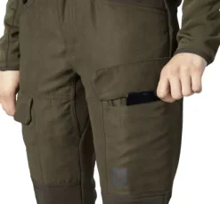 Härkila Scandinavian Trousers Women Willow naisten metsästyshousut, ruskea/vihreä