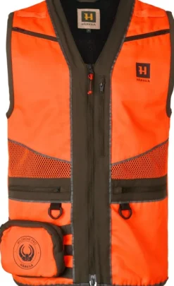 Härkila Wildboar Pro Blaze Waistcoat Orange Blaze/Brown