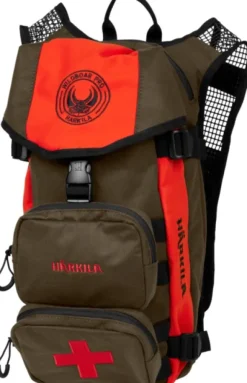Härkila Wildboar Pro metsästysreppu, 12 L, tummanvihreä/oranssi