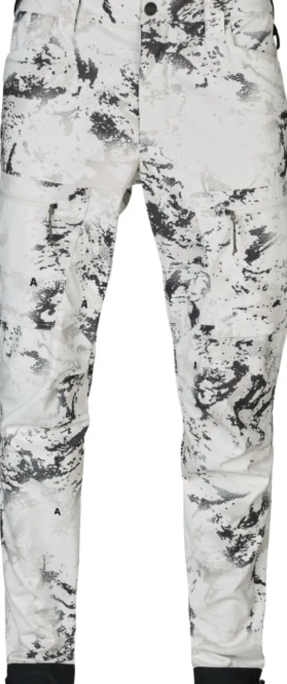 Härkila Winter Active WSP Trousers AXIS MSP lumicamo metsästyshousut, Snow