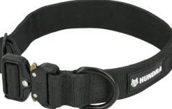 Hundra taktinen kaulapanta S-M, musta