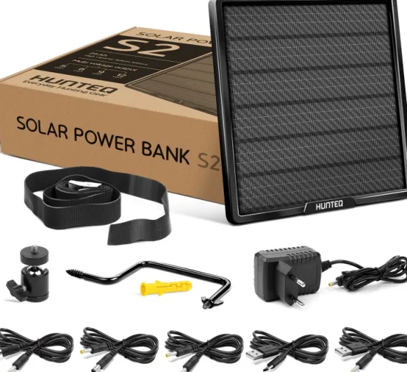 Hunteq Solar Panel Powerbank aurinkopaneeli