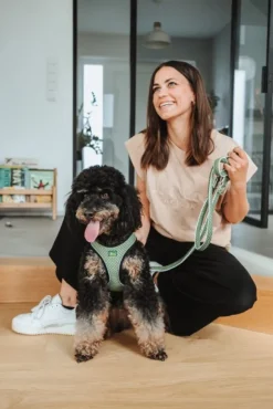 HUNTER Harness Hilo Comfort valjaat, XS-S, Linden Green