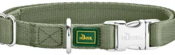 HUNTER Inari Collar Alu-Strong koiran kaulapanta, 45 - 65 cm, Linden Green