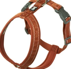 Hurtta Casual Y-Harness ECO valjaat, 50 - 80 cm, ruskeaoranssi
