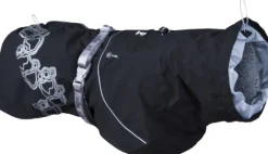 Hurtta Drizzle koiran sadetakki, korppi 60-70 cm