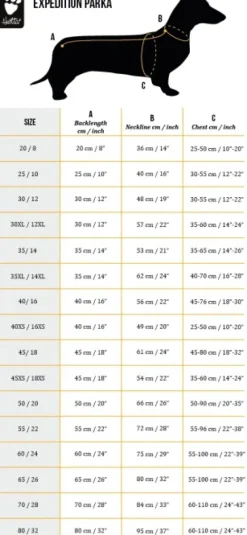 Hurtta Expedition -parka, karhunvatukka 55 cm