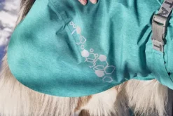 Hurtta Monsoon Coat II ECO koirantakki, 40-55cm, Peacock