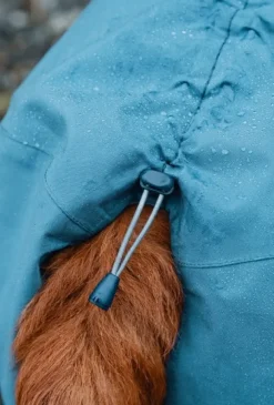 Hurtta Monsoon Coat koiran sadetakki, 45 cm, Bilberry
