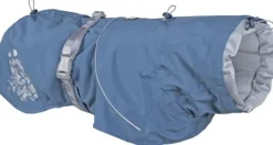 Hurtta Monsoon Coat koiran sadetakki, 50 cm, Bilberry