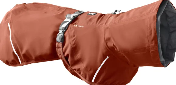 Hurtta Mudventure ECO Coat vuoriton koiran sadetakki, 60-65cm, Cinnamon