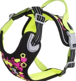 Hurtta Weekend Warrior Neon valjaat, Licorice 40-60 cm
