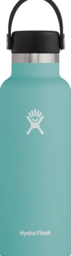 HydroFlask Insulated Standard Mouth Flex -juomapullo, 532 ml, sinivihreä