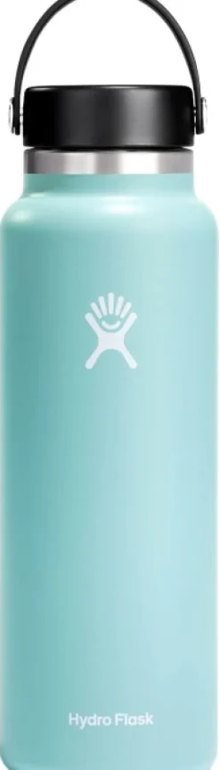 HydroFlask Insulated Wide Mouth Flex juomapullo, 1180 ml, vaaleansininen