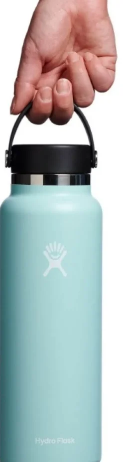 HydroFlask Insulated Wide Mouth Flex juomapullo, 1180 ml, vaaleansininen
