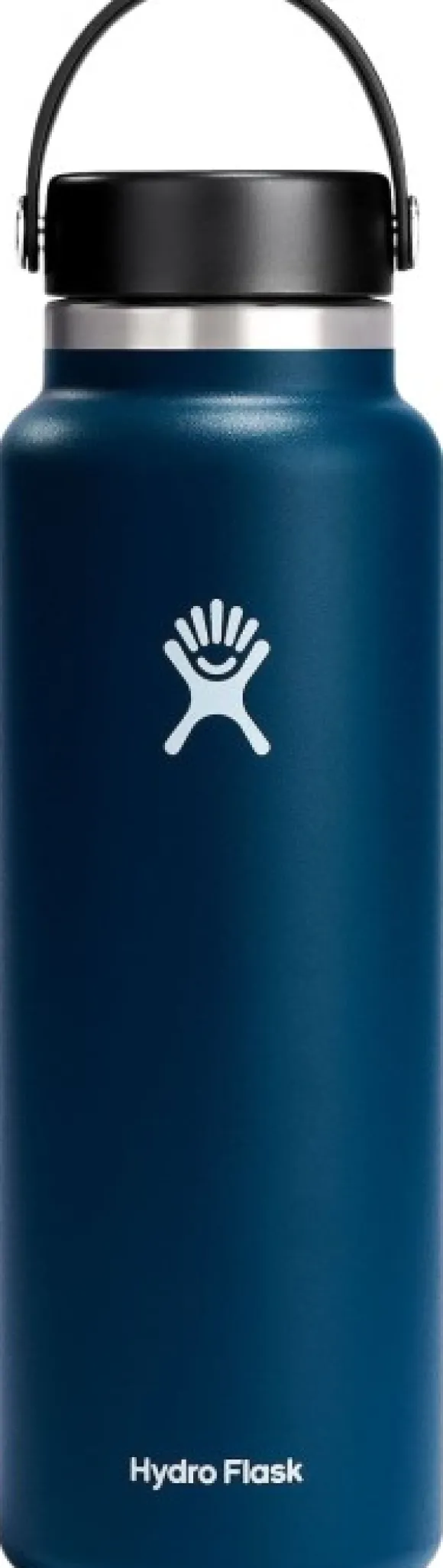 HydroFlask Insulated Wide Mouth Flex juomapullo, 1180 ml, tummansininen