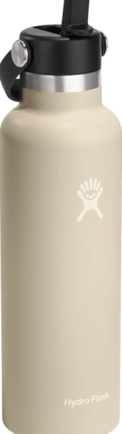 HydroFlask Standard Flex Straw 621 ml, juomapullo pillillä, Oat