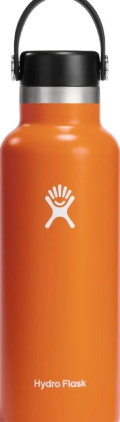 HydroFlask Standard Mouth Flex juomapullo, 532ml, oranssi