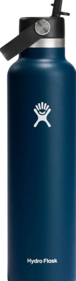 Hydroflask Std Flex Straw juomapullo pillillä, 621 ml, tummansininen