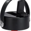 HydroFlask Wide Flex Straw Cap korkki, musta