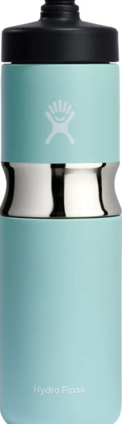 Hydroflask Wide Insulated Sport Bottle eristetty sporttipullo, 591 ml, vaaleansininen