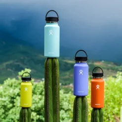 Hydroflask Wide Mouth Flex juomapullo, 946 ml, harmaavihreä