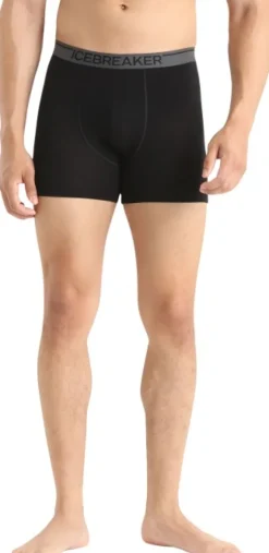 Icebreaker Anatomica Boxers bokserit, Black