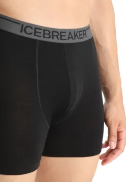 Icebreaker Anatomica Boxers bokserit, Black