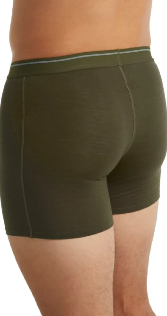 Icebreaker Anatomica merinovillabokserit, vihreä