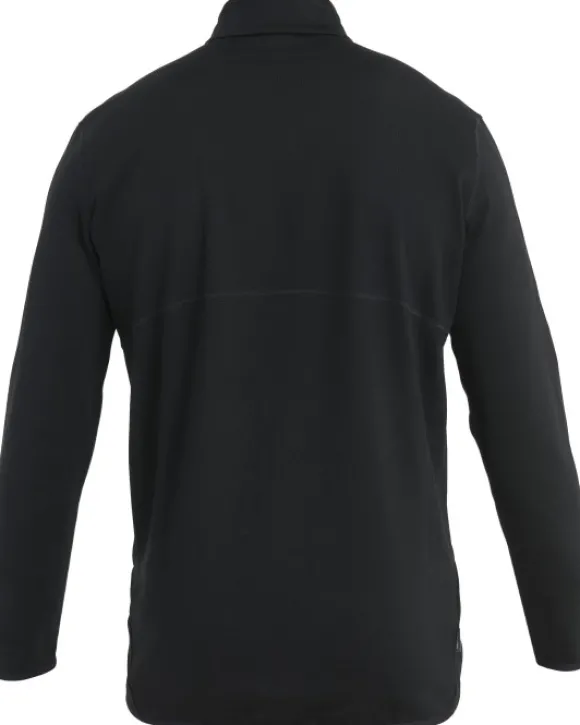 Icebreaker Mer 560 Realfleece Elemental II LS Zip paita, Black