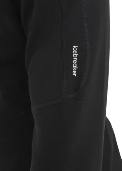 Icebreaker Mer 560 Realfleece Elemental II LS Zip paita, Black
