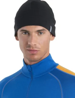 Icebreaker Mer 260 Ridge Beanie Unisex pipo, Black