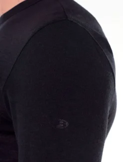 Icebreaker M's Everyday LS Crewe 175 Black