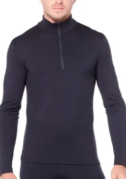 Icebreaker M's Oasis LS Half Zip 200 Black