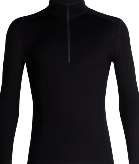 Icebreaker M's Tech LS Half Zip 260 Black