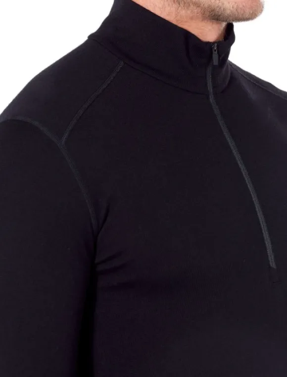 Icebreaker M's Tech LS Half Zip 260 Black