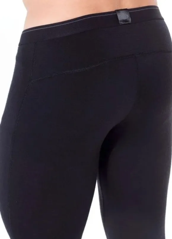 Icebreaker Oasis LS Crewe 200 + Leggings 200 kerrasto, Black/Monsoon