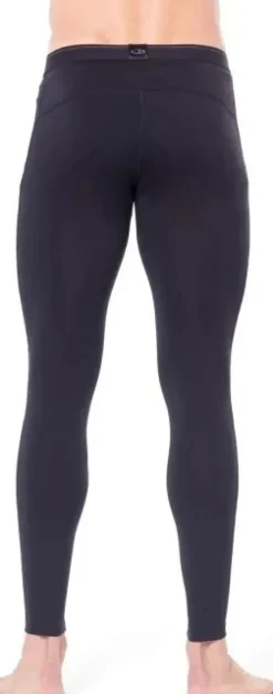 Icebreaker Oasis -miesten kerrastohousut, Black/Monsoon